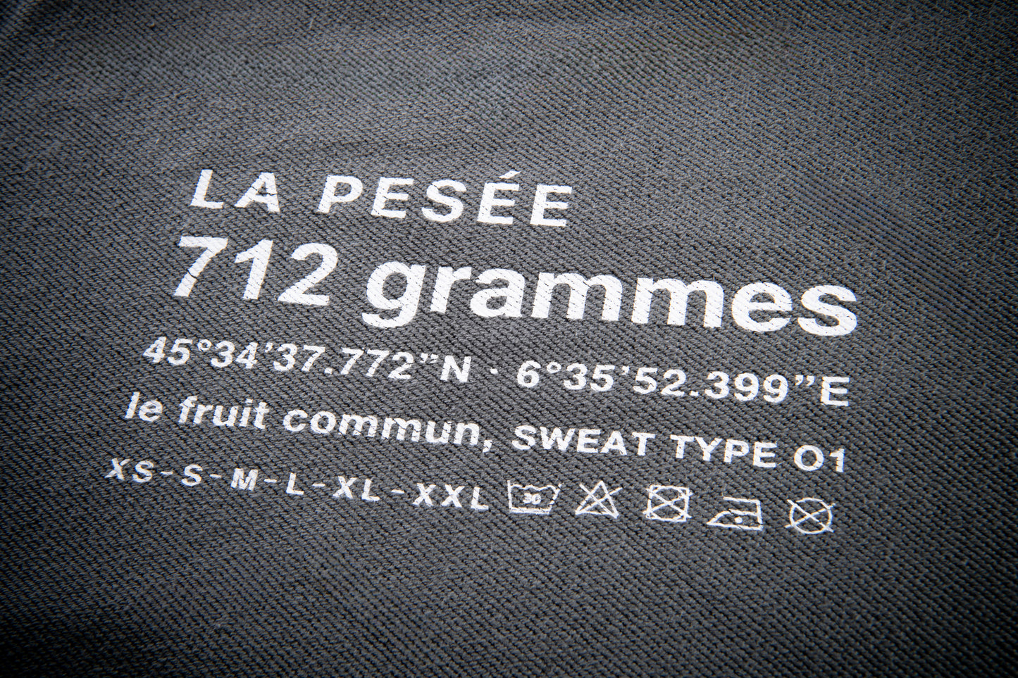 SWEAT RETOURNE 712 GR